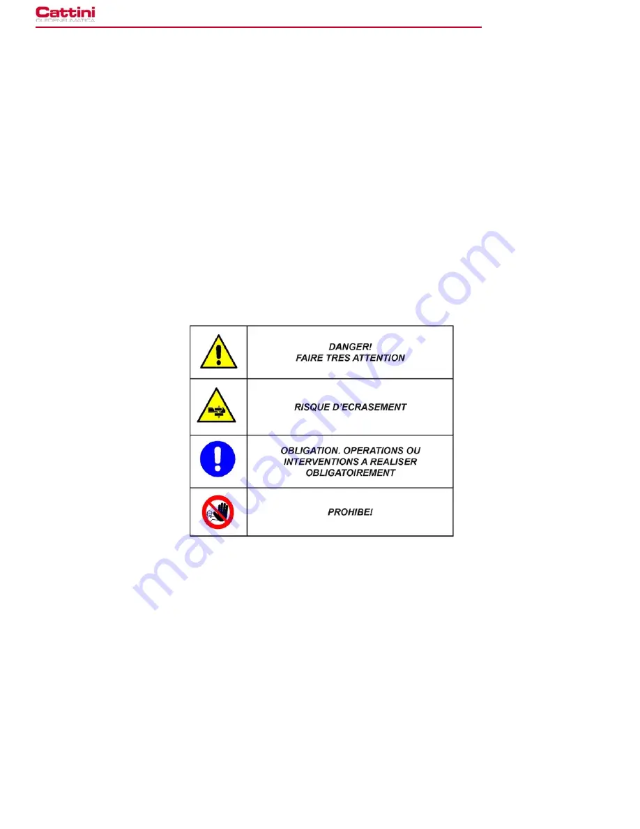 Cattini YAK 2810 Operating And Maintenance Manual Download Page 28