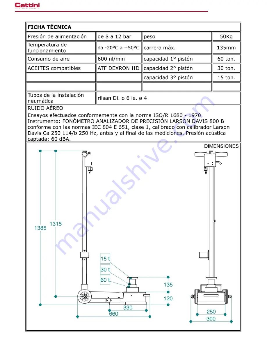 Cattini YAK 312 Operating And Maintenance Manual Download Page 46