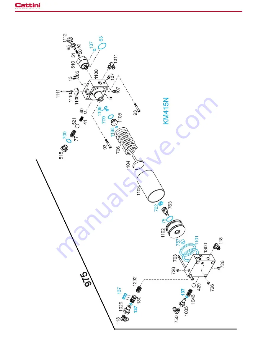 Cattini YAK 415/N Operating And Maintenance Manual Download Page 54