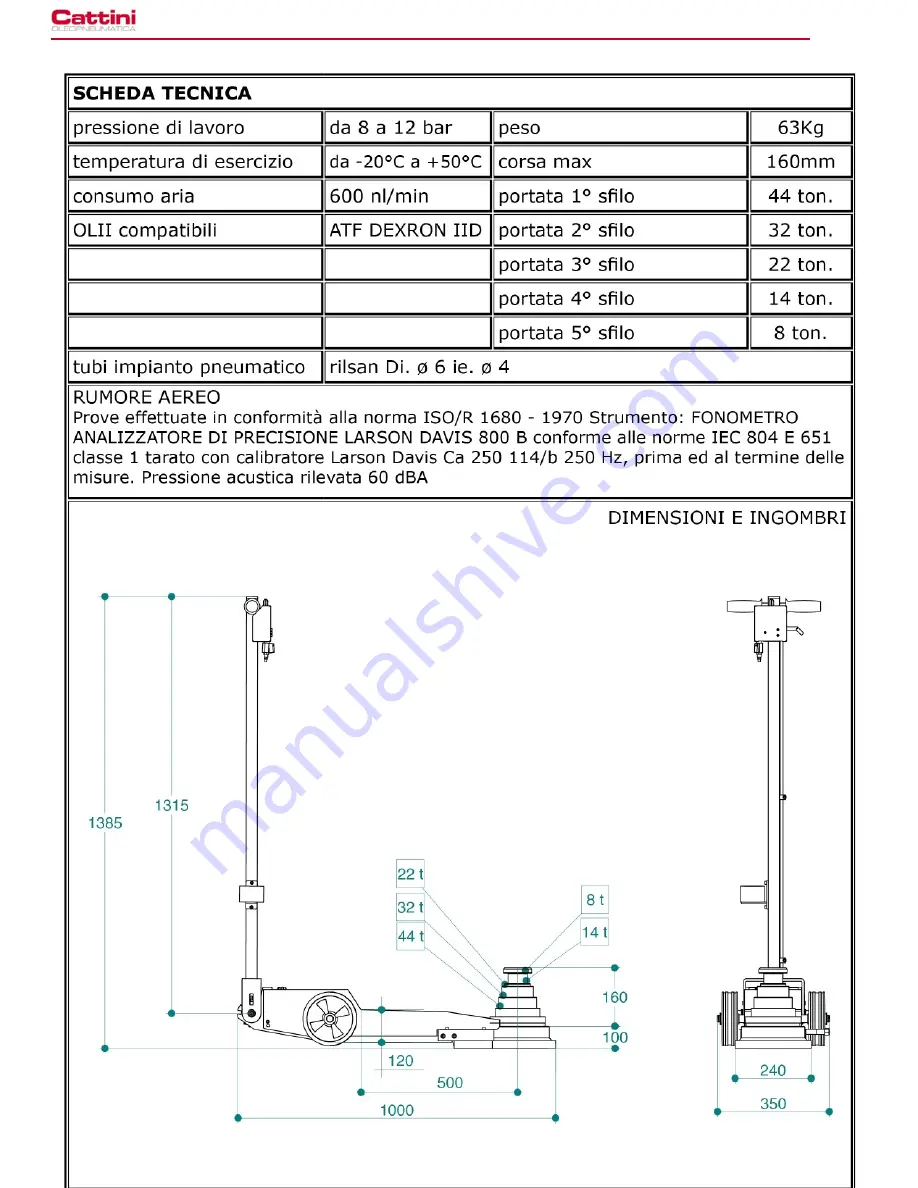 Cattini YAK 510 Operating And Maintenance Manual Download Page 10