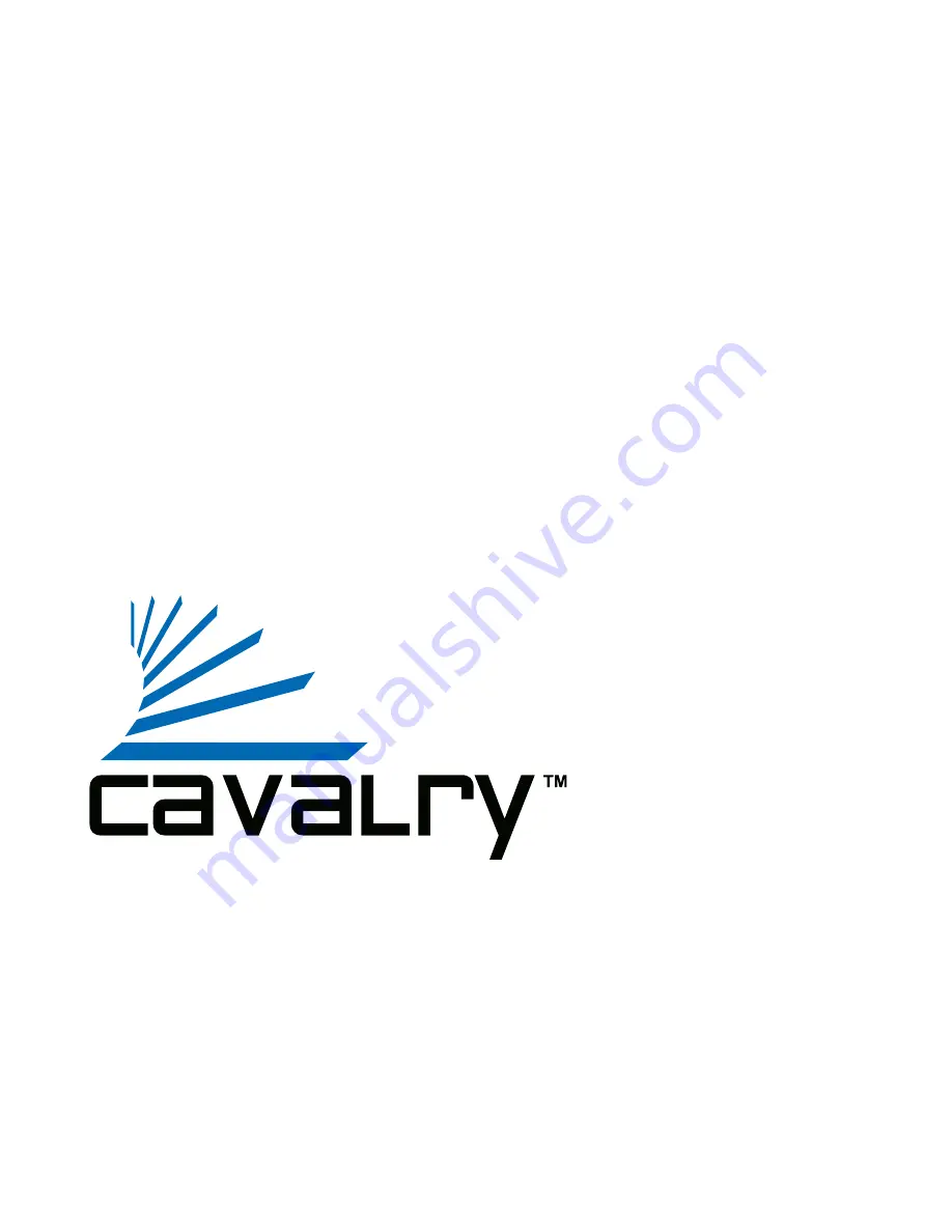 Cavalry CACE Series User Manual Download Page 1