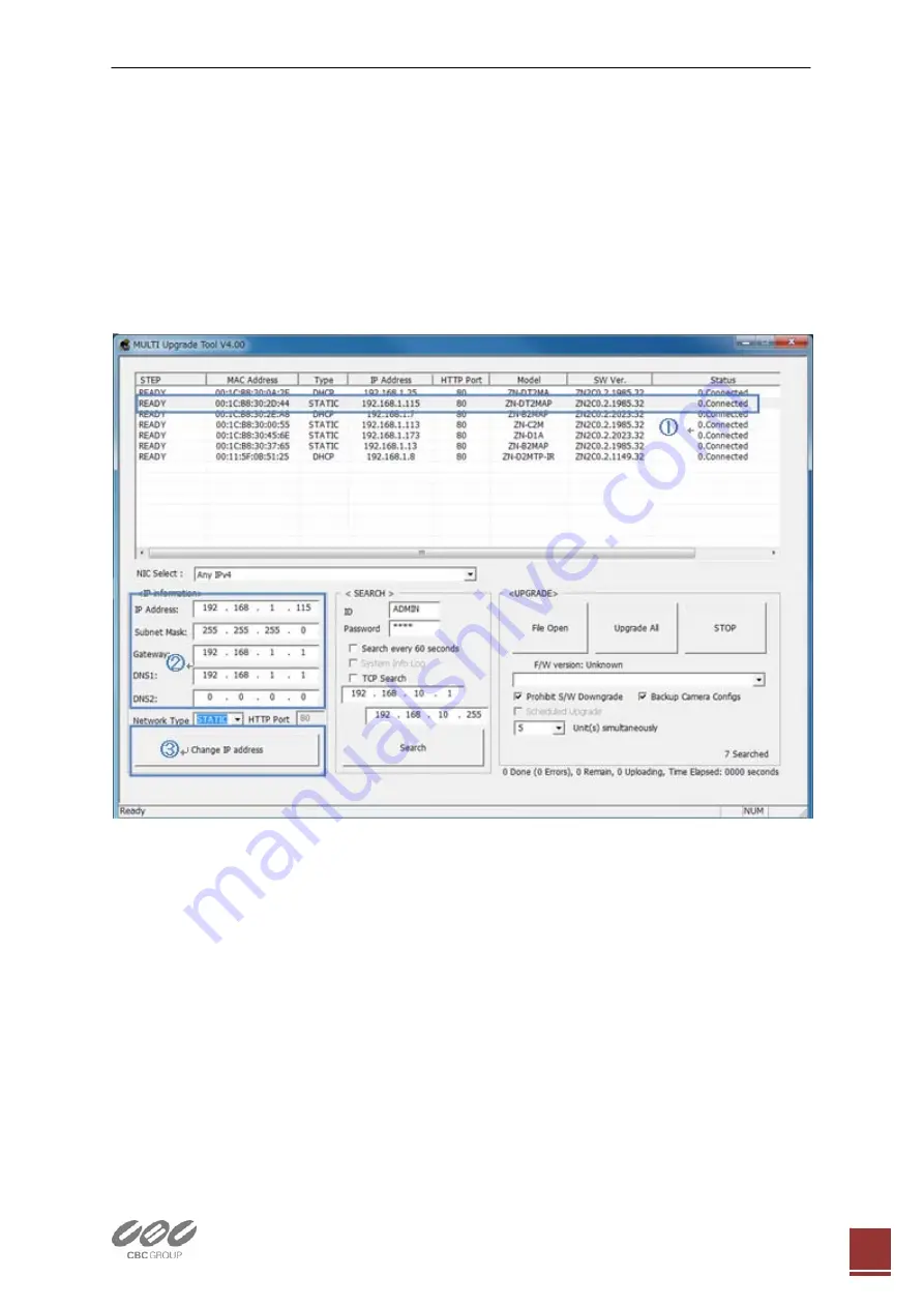 CBC ZN-MDI2 M-IR Series Скачать руководство пользователя страница 93