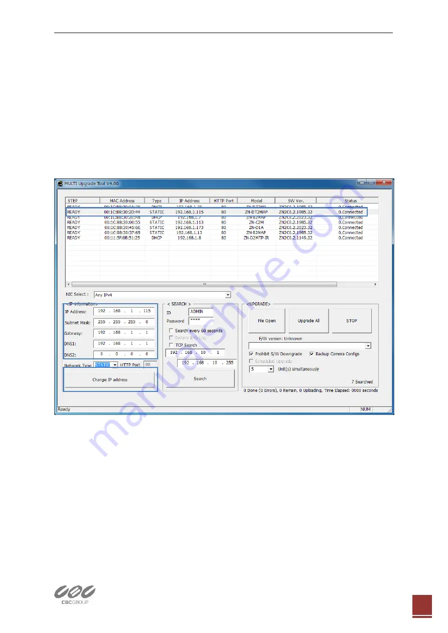 CBC ZN-MDI2 M-IR Series Скачать руководство пользователя страница 97