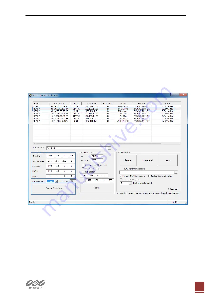 CBC ZN-MDI2 M-IR Series Скачать руководство пользователя страница 109