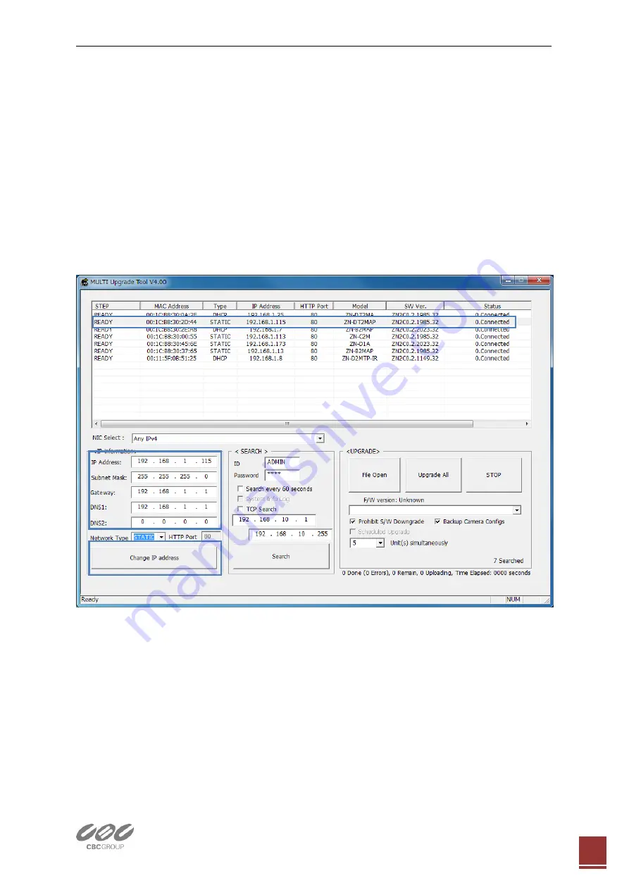 CBC ZN-MDI2 M-IR Series Скачать руководство пользователя страница 145