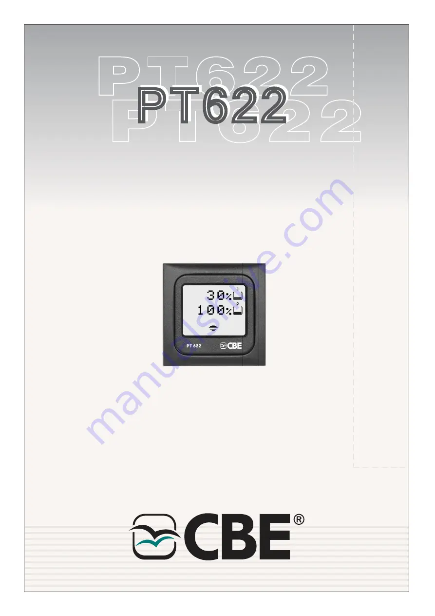 CBE PT622 User Manual Download Page 1