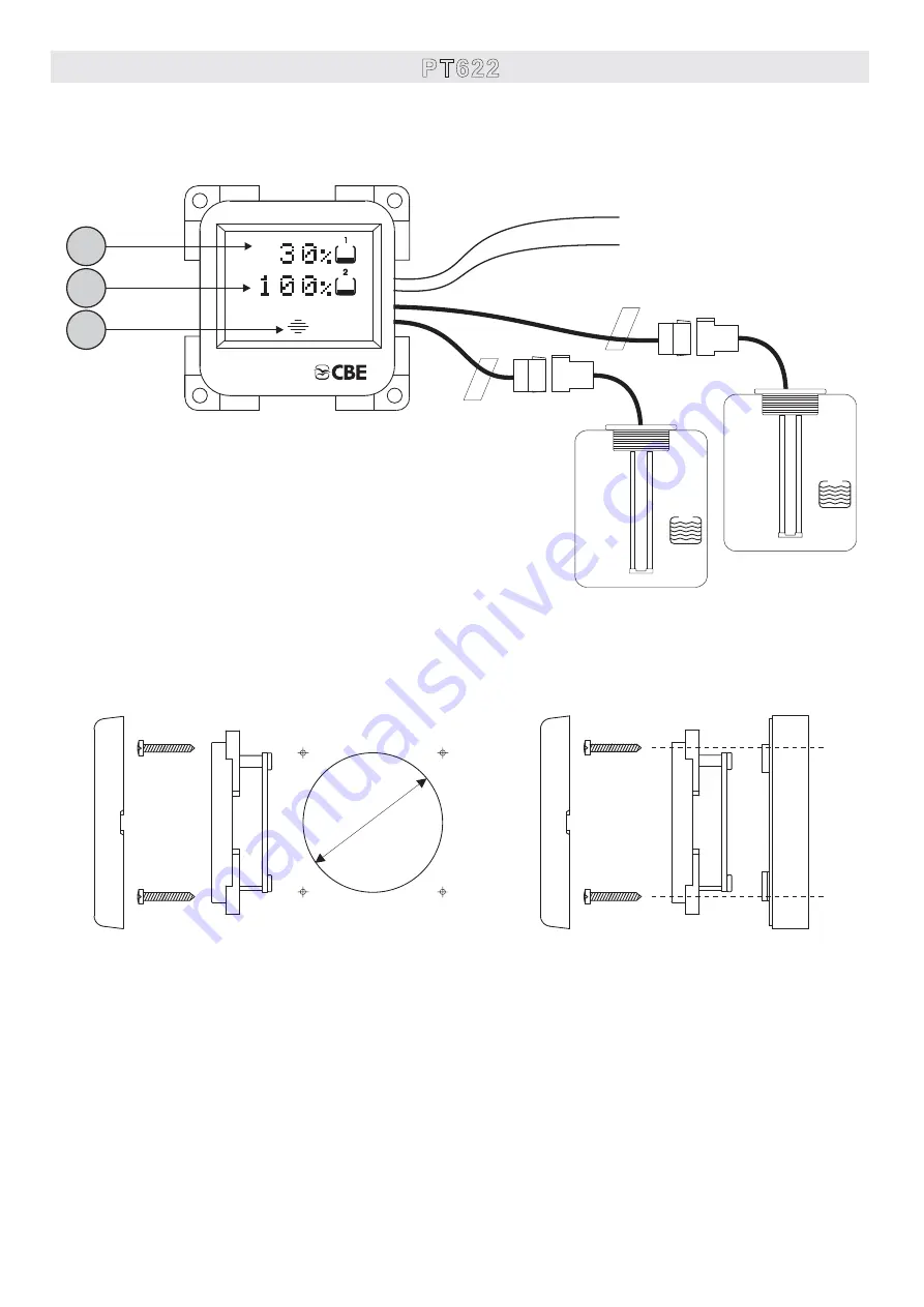 CBE PT622 User Manual Download Page 2