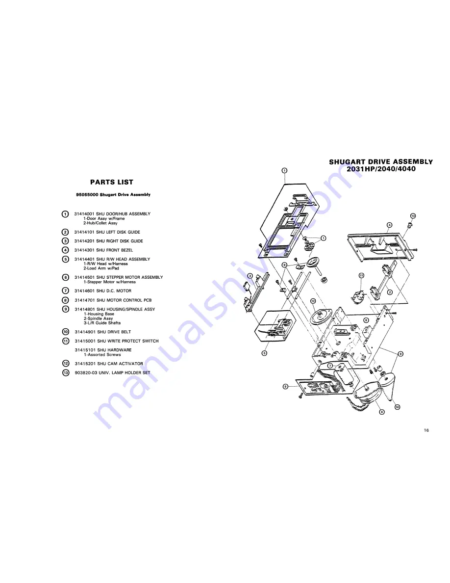 CBM 2031 Service Manual Download Page 19