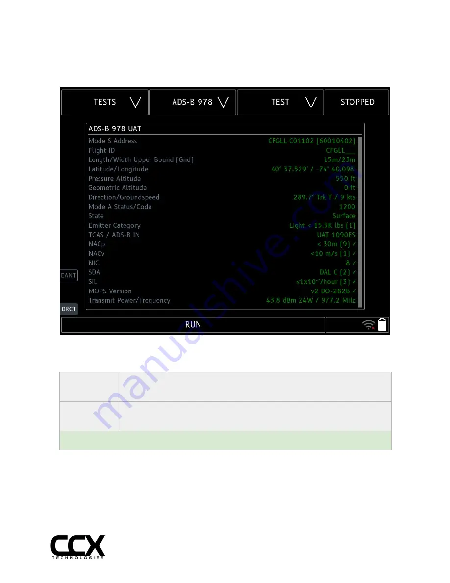 CCX Technologies T-RX User Manual Download Page 43