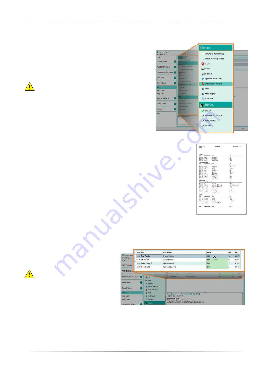 CD Automation REVO C 3PH 1100A Скачать руководство пользователя страница 62