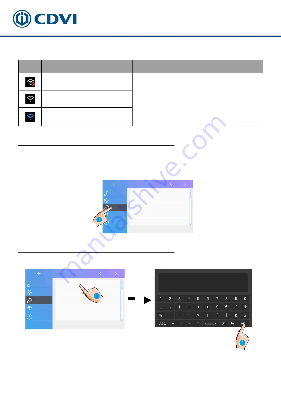 CDVI 2Easy CDV4796KP-DX Manual Download Page 8