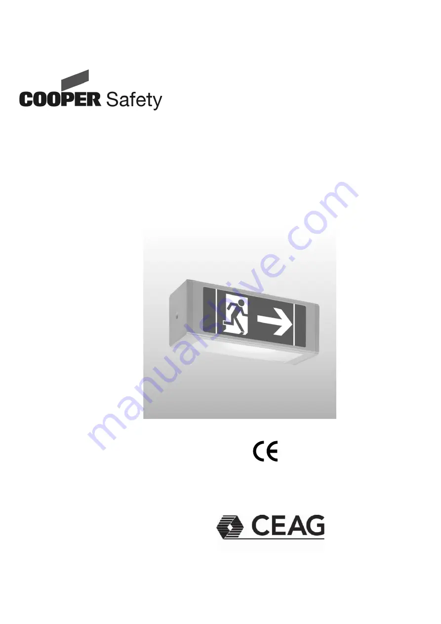 CEAG Cooper Safety RZ 134 CG-S Operating Instructions Manual Download Page 1