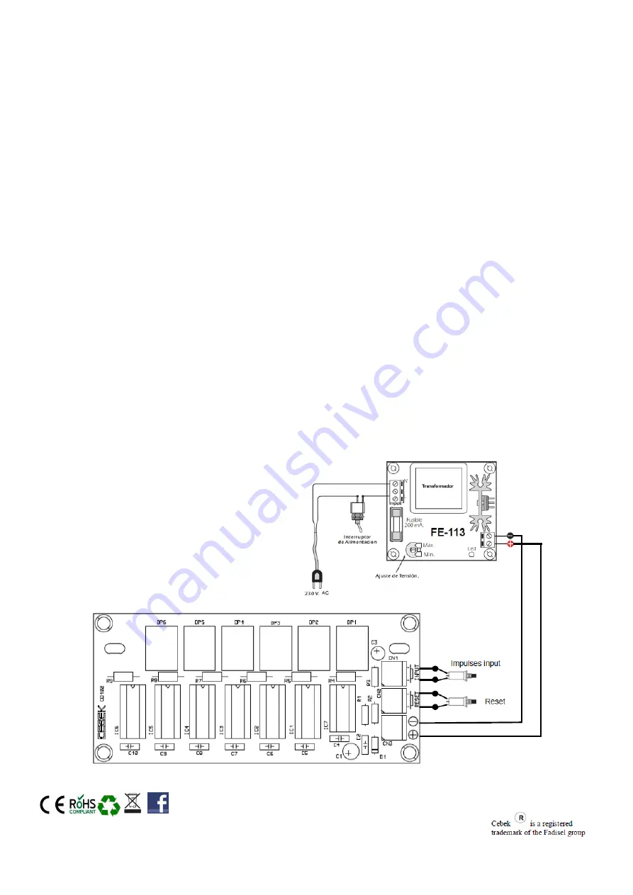 CEBEK CD-102 Manual Download Page 2