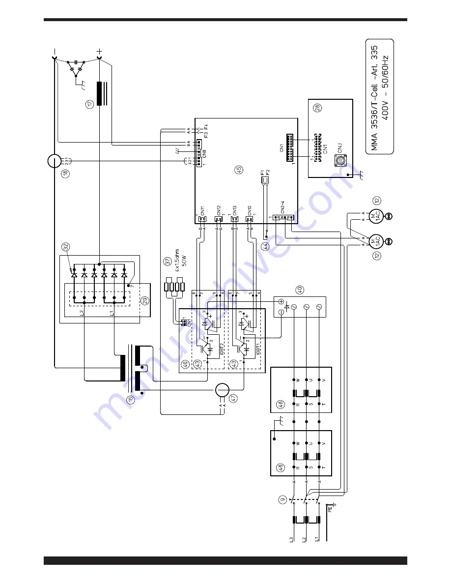 Cebora MMA 2336/1 Instruction Manual Download Page 59