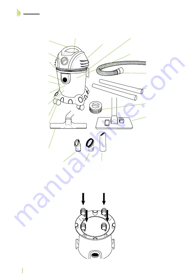 cecotec CONGA WET AND DRY Instruction Manual Download Page 6