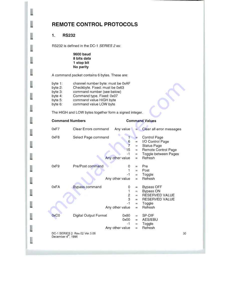 Cedar DC-1 De-Clicker Owner'S Manual Download Page 34