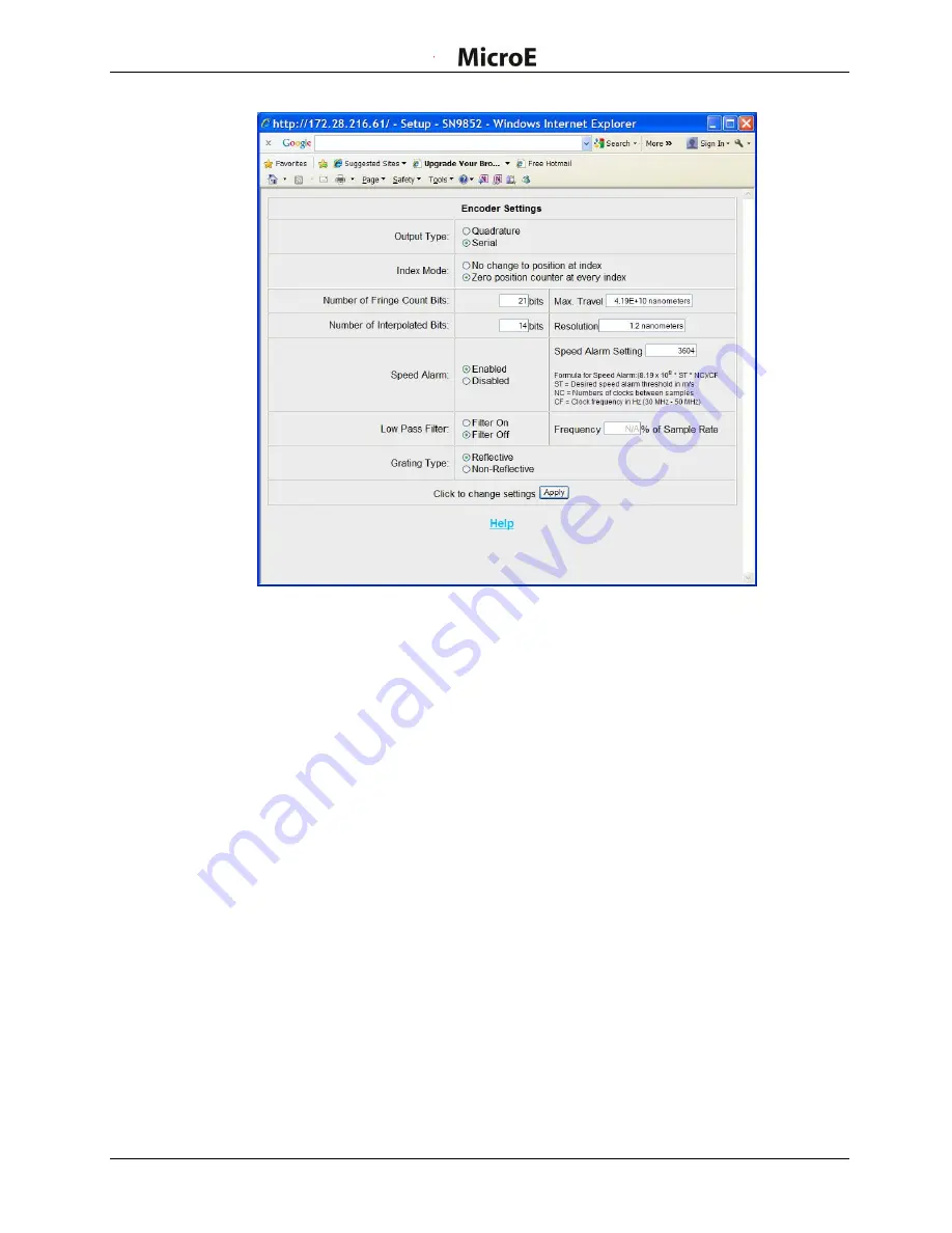 Celera Motion MicroE Mercury II 6000 Series Installation Manual And Reference Manual Download Page 36