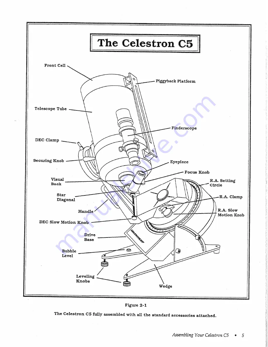 Celestron C5+ Скачать руководство пользователя страница 9