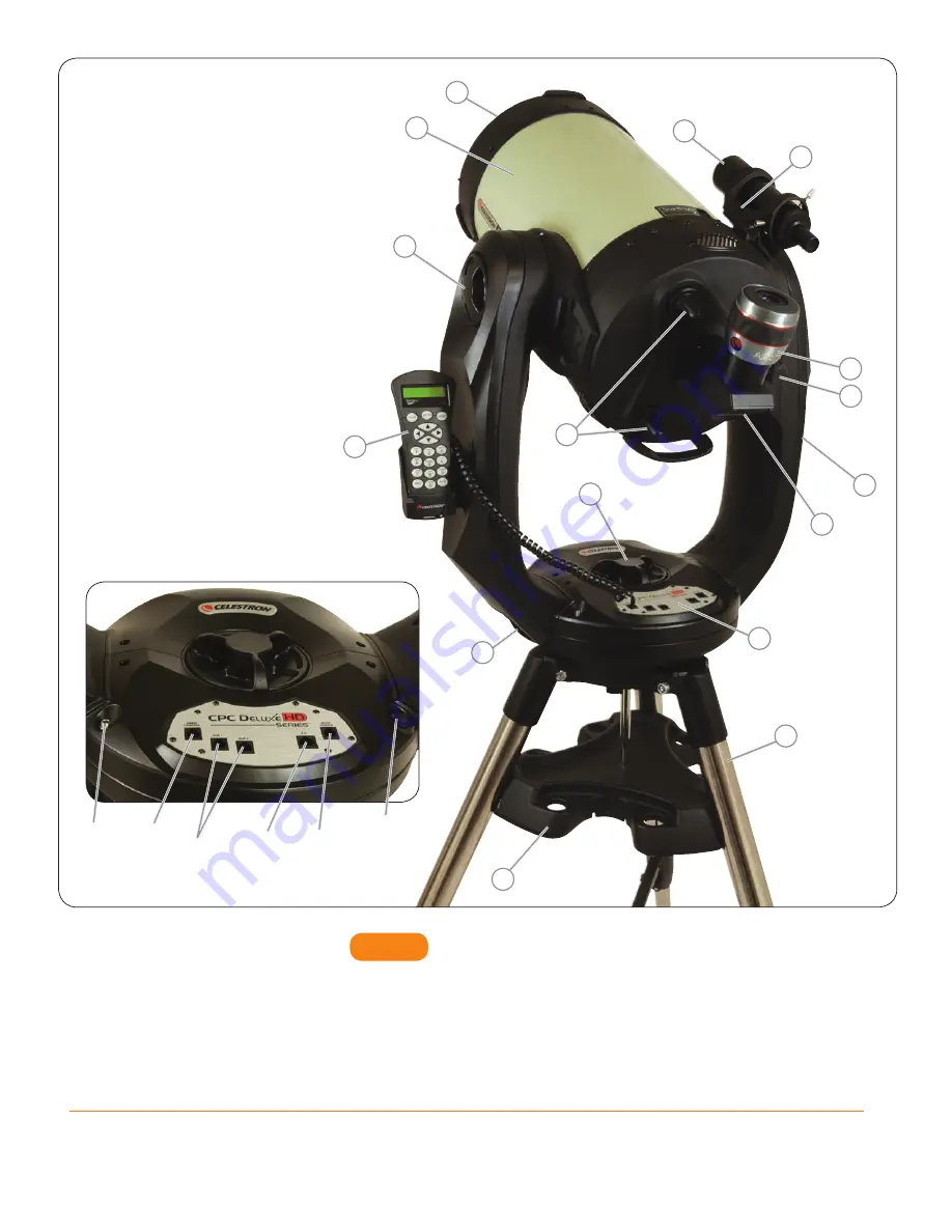 Celestron CPC DELUXE 1100 HD Instruction Manual Download Page 4