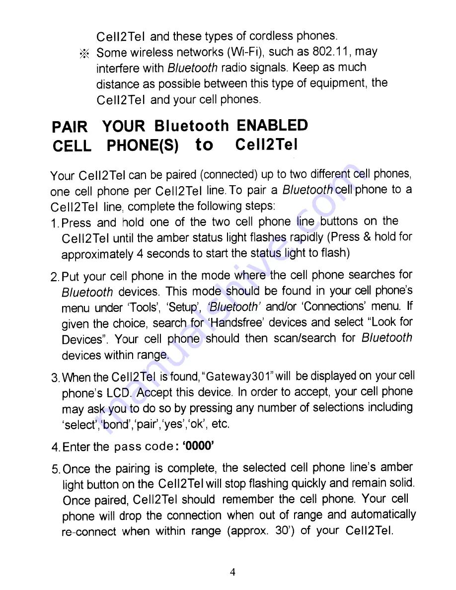 Cell2Tel C2T-XT2000 Quick Start Manual Download Page 17