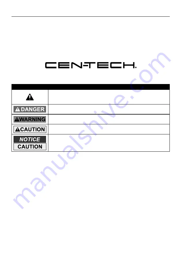 CEN-TECH 62142 Скачать руководство пользователя страница 2