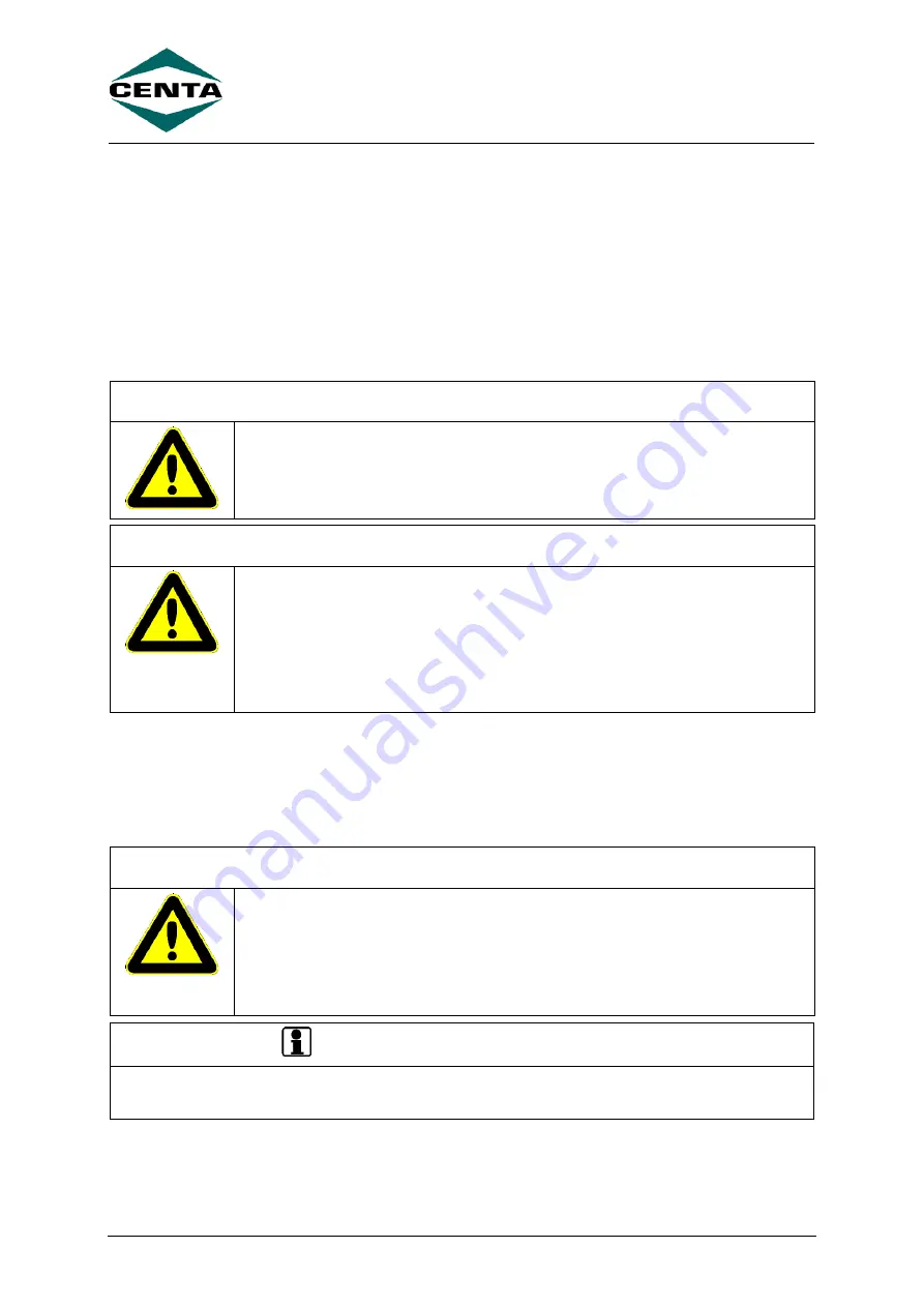 Centa Centax-TT Assembly And Operating Instructions Manual Download Page 10