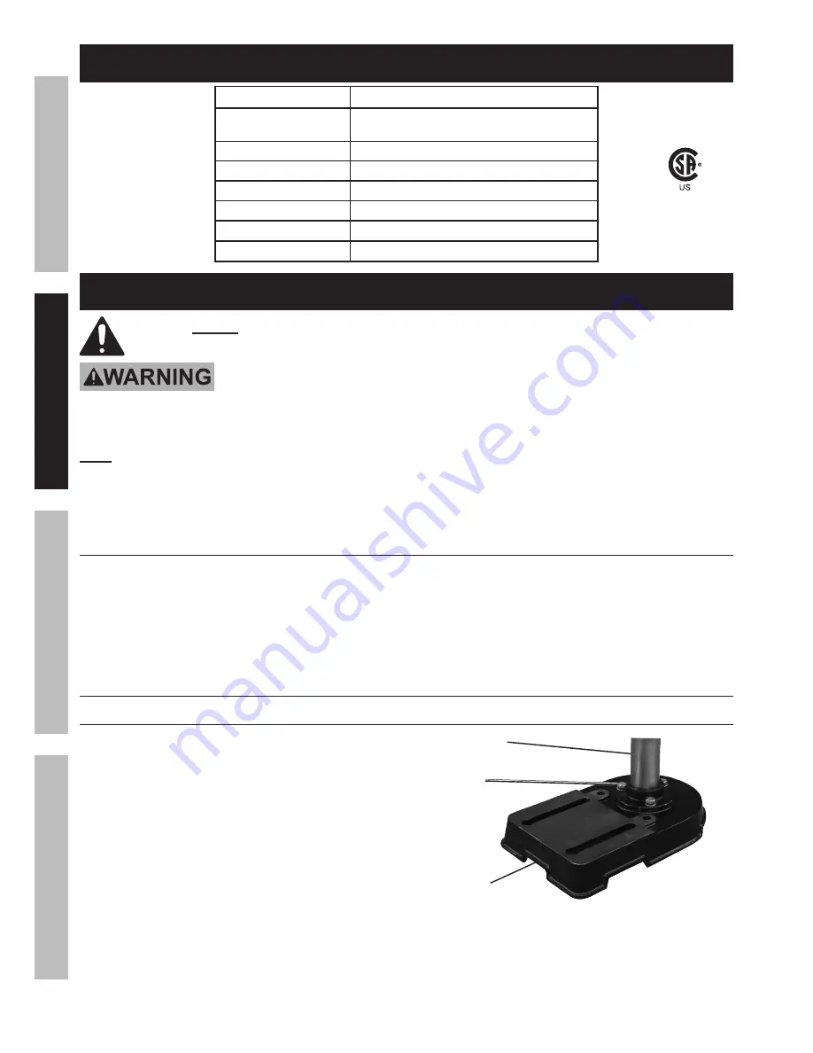 Central Machinery 60238 Скачать руководство пользователя страница 6