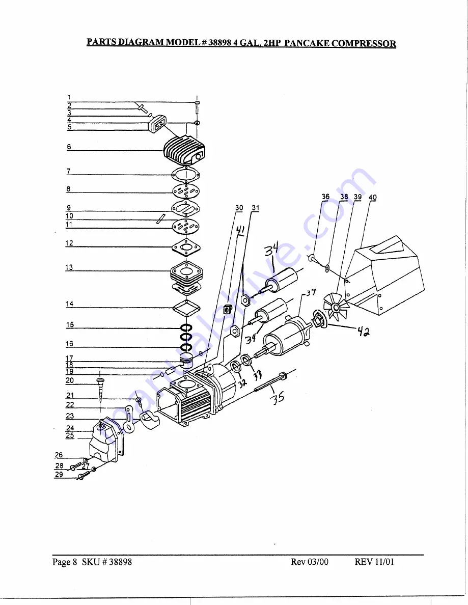 Central Pneumatic 38898 Скачать руководство пользователя страница 8