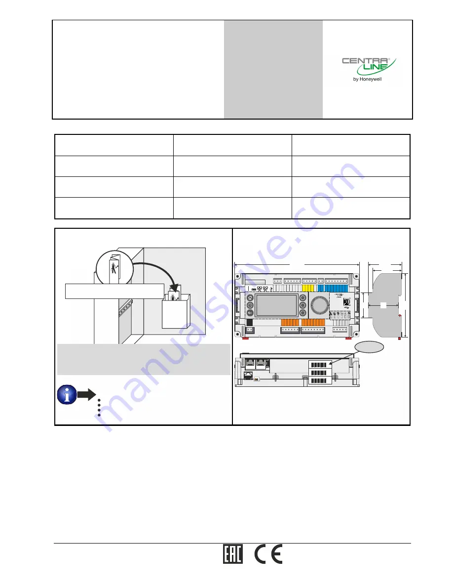 CentraLine EAGLEHAWK NX Mounting Instructions Download Page 1