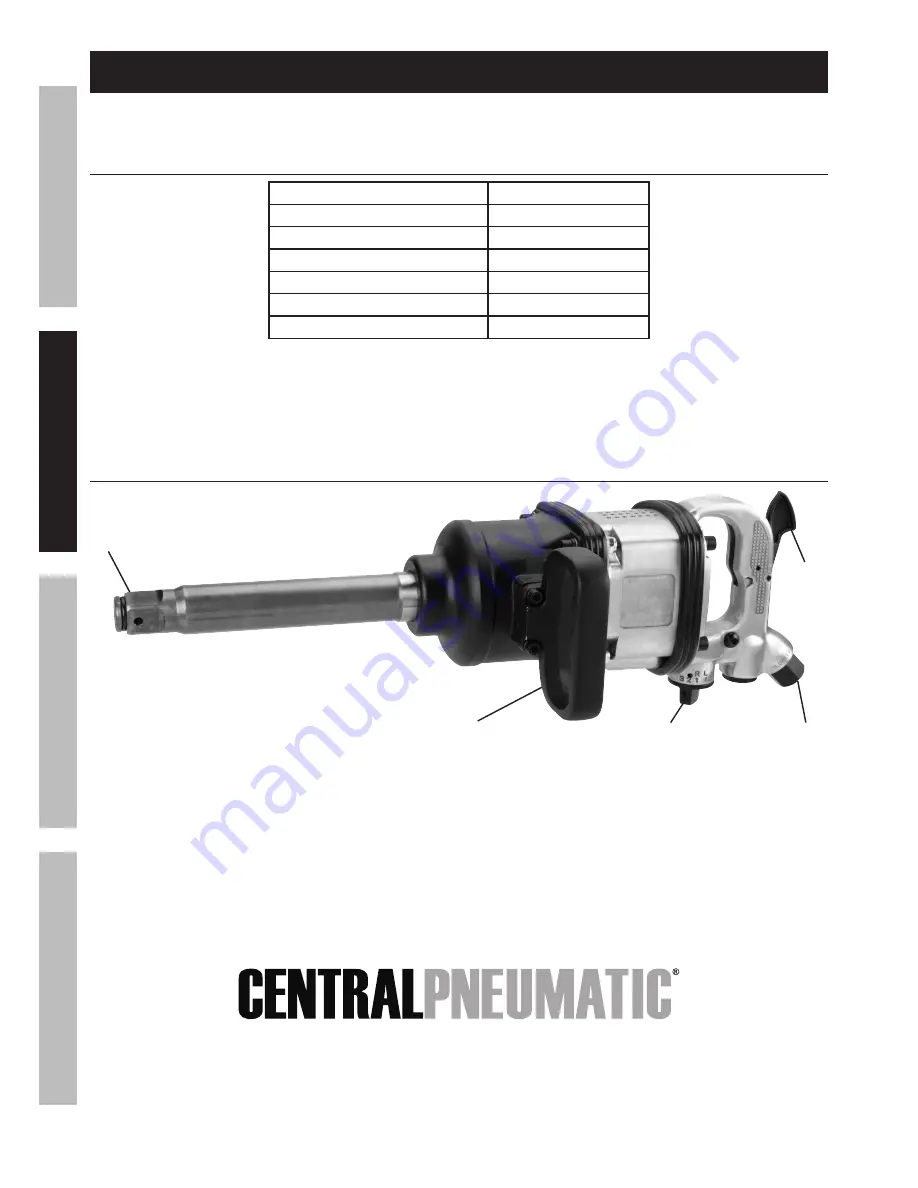 CentralPneumatic 60629 Owner'S Manual Download Page 6