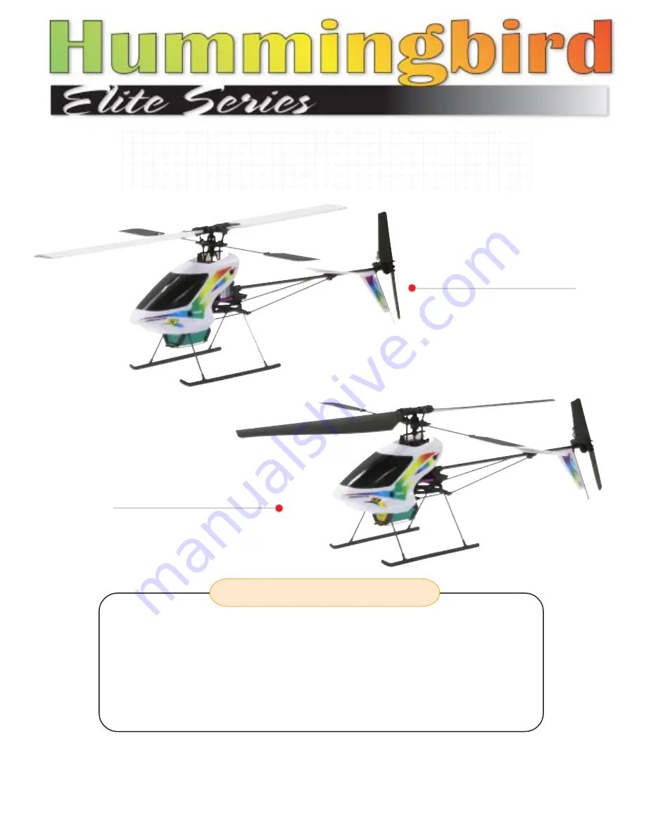 Century Helicopter Products Hummingbird Elite Series CP Скачать руководство пользователя страница 1