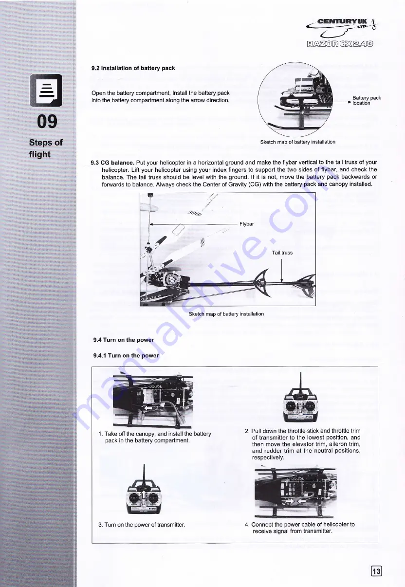 Century UK RAZOR CX 2.4G User Handbook Manual Download Page 17