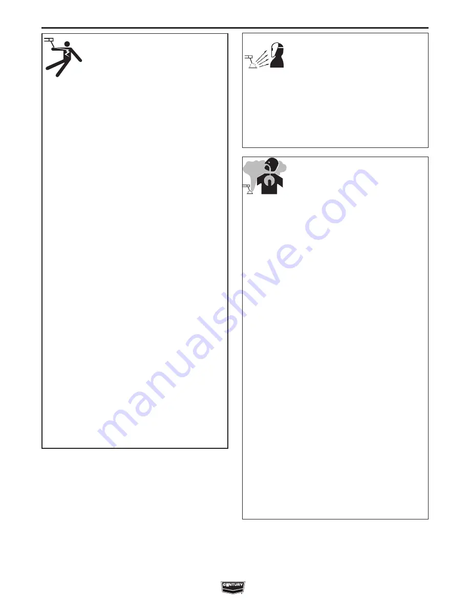 Century INVERTER ARC 230 Operator'S Manual Download Page 3