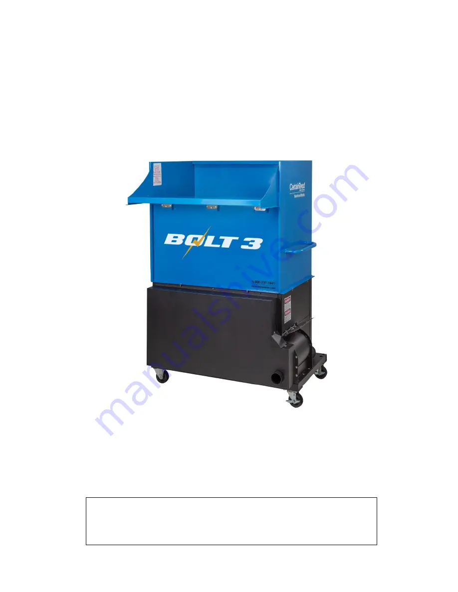 CertainTeed BOLT 3 Operation Manual Download Page 1