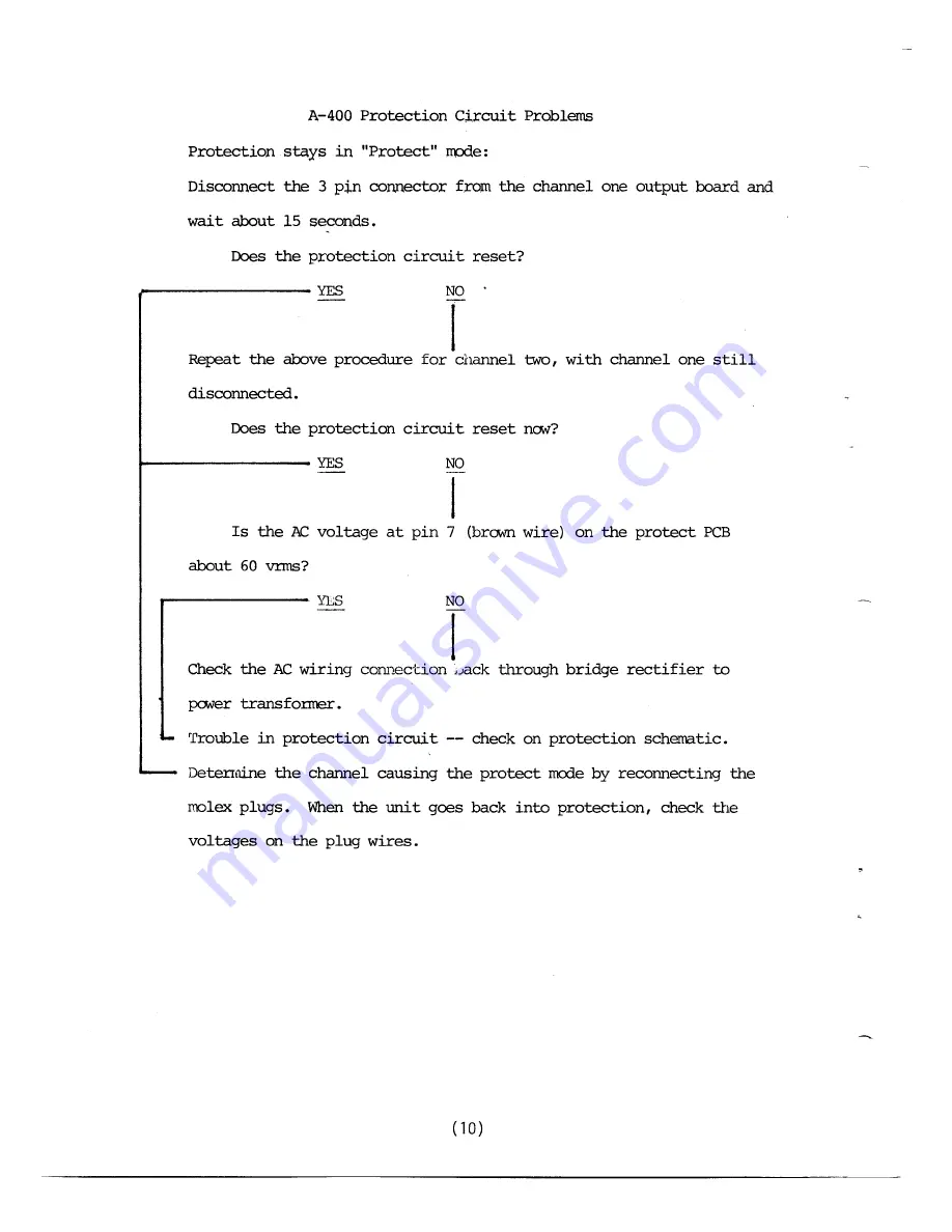 Cerwin-Vega A-400 Service Manual Download Page 12