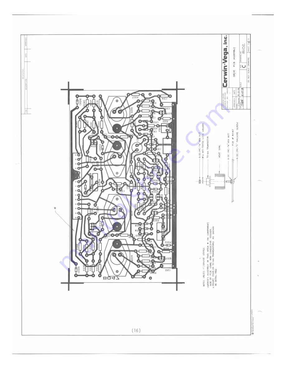 Cerwin-Vega A-400 Service Manual Download Page 18