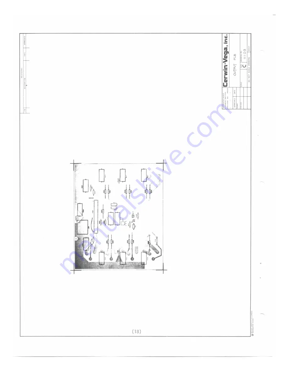 Cerwin-Vega A-400 Service Manual Download Page 20