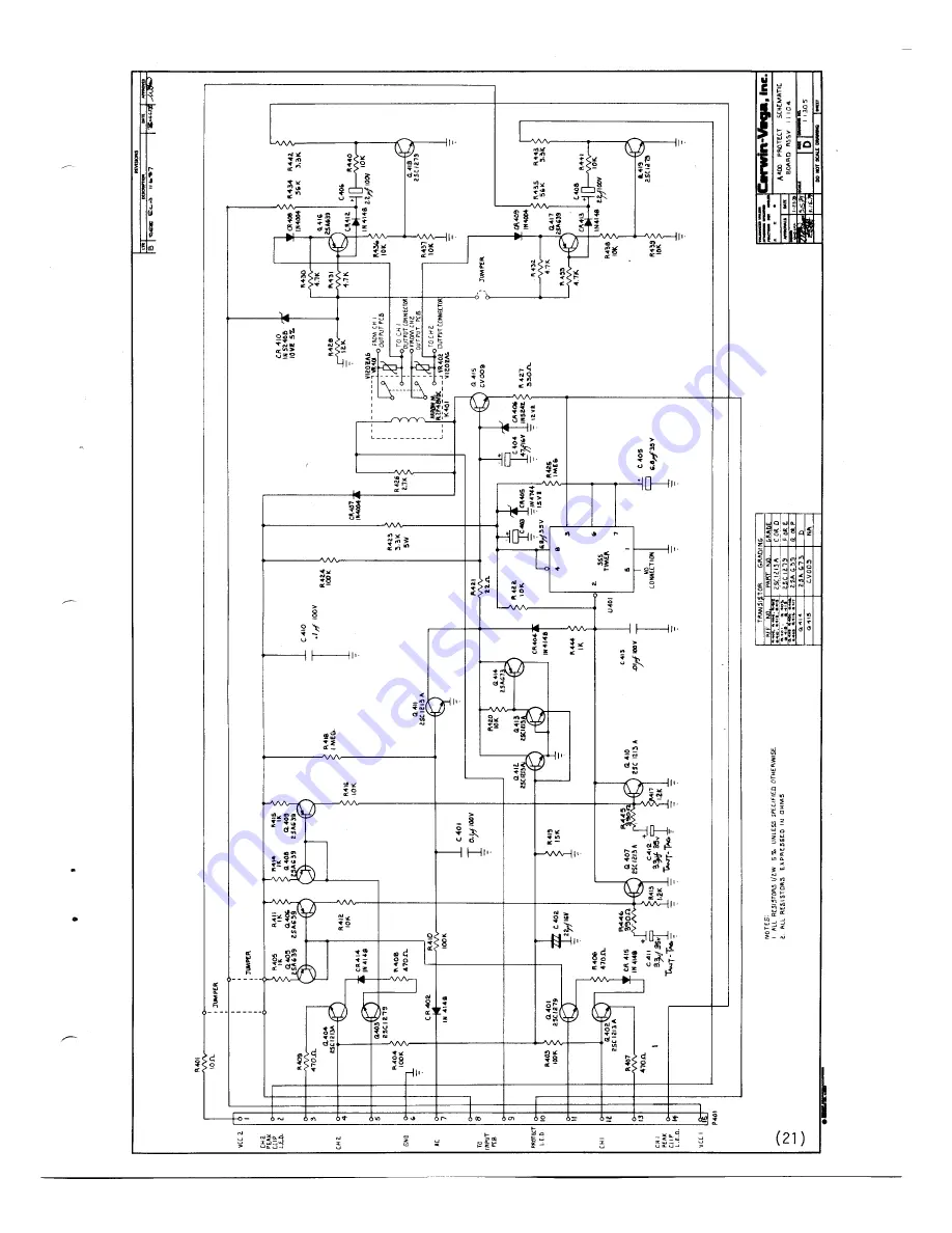 Cerwin-Vega A-400 Service Manual Download Page 23