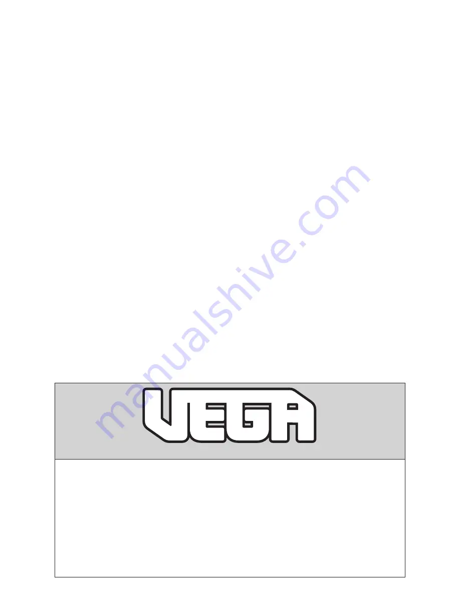 Cerwin-Vega VEGA Owner'S Manual Download Page 2