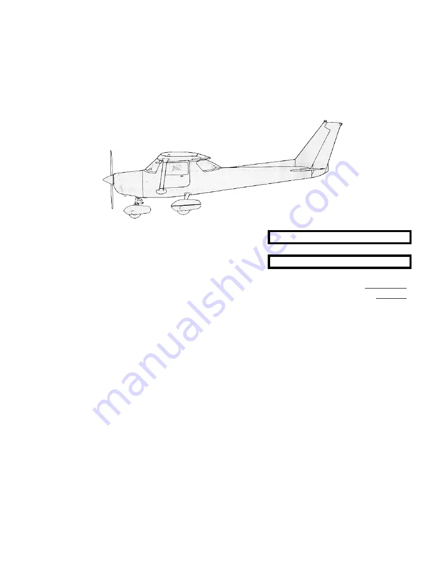 Cessna 152 1979 Pilot Operating Handbook Download Page 1