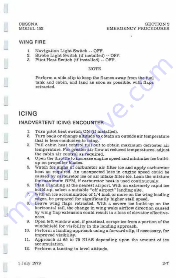 Cessna 152 Information Manual Download Page 29