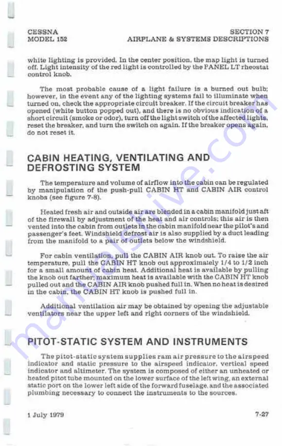 Cessna 152 Information Manual Download Page 125