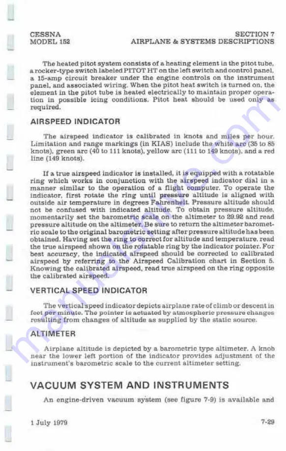 Cessna 152 Information Manual Download Page 127