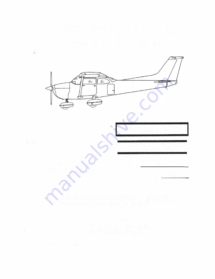 Cessna 17273274 Pilot Operating Handbook Download Page 1