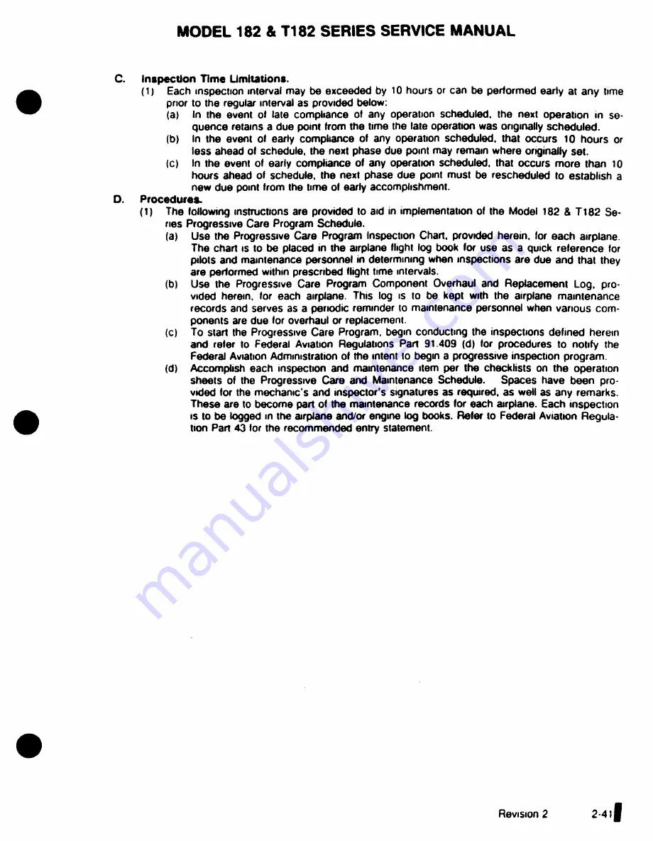 Cessna 182 1977 Service Manual Download Page 74