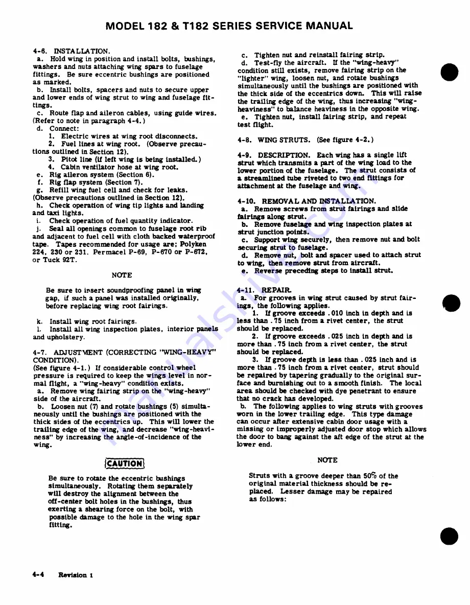 Cessna 182 1977 Service Manual Download Page 146