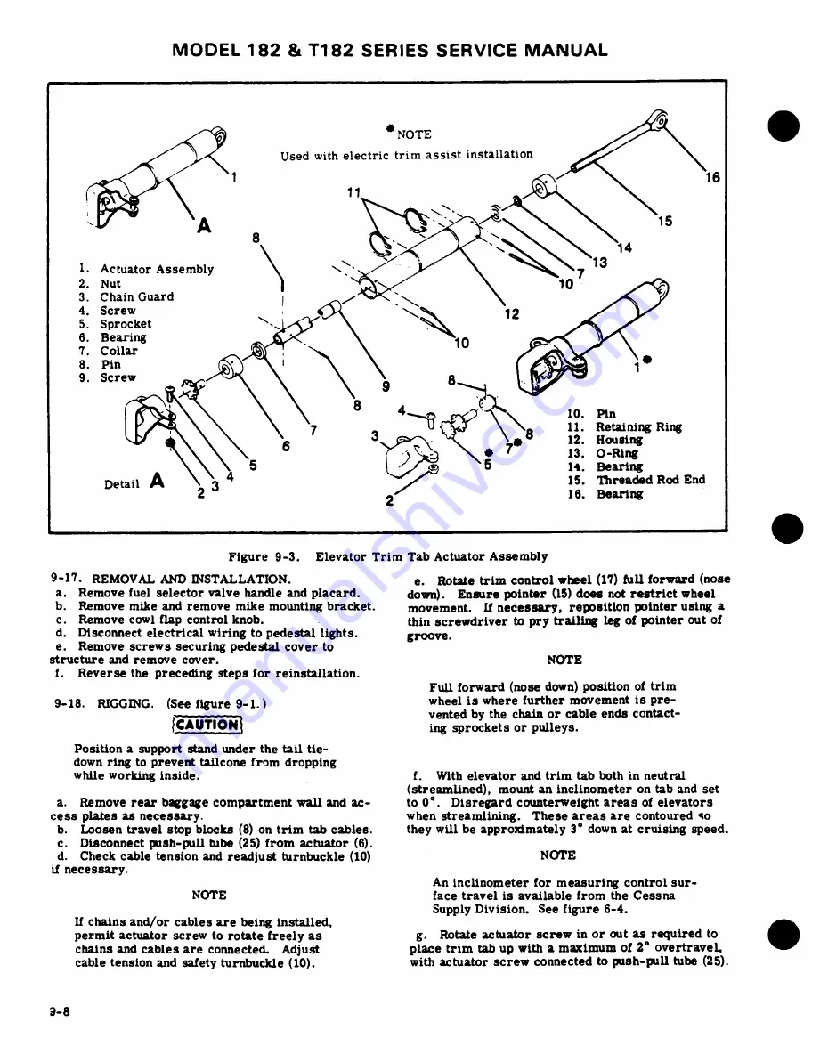 Cessna 182 1977 Service Manual Download Page 221