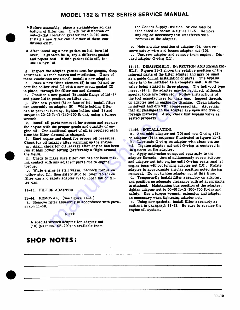 Cessna 182 1977 Service Manual Download Page 256