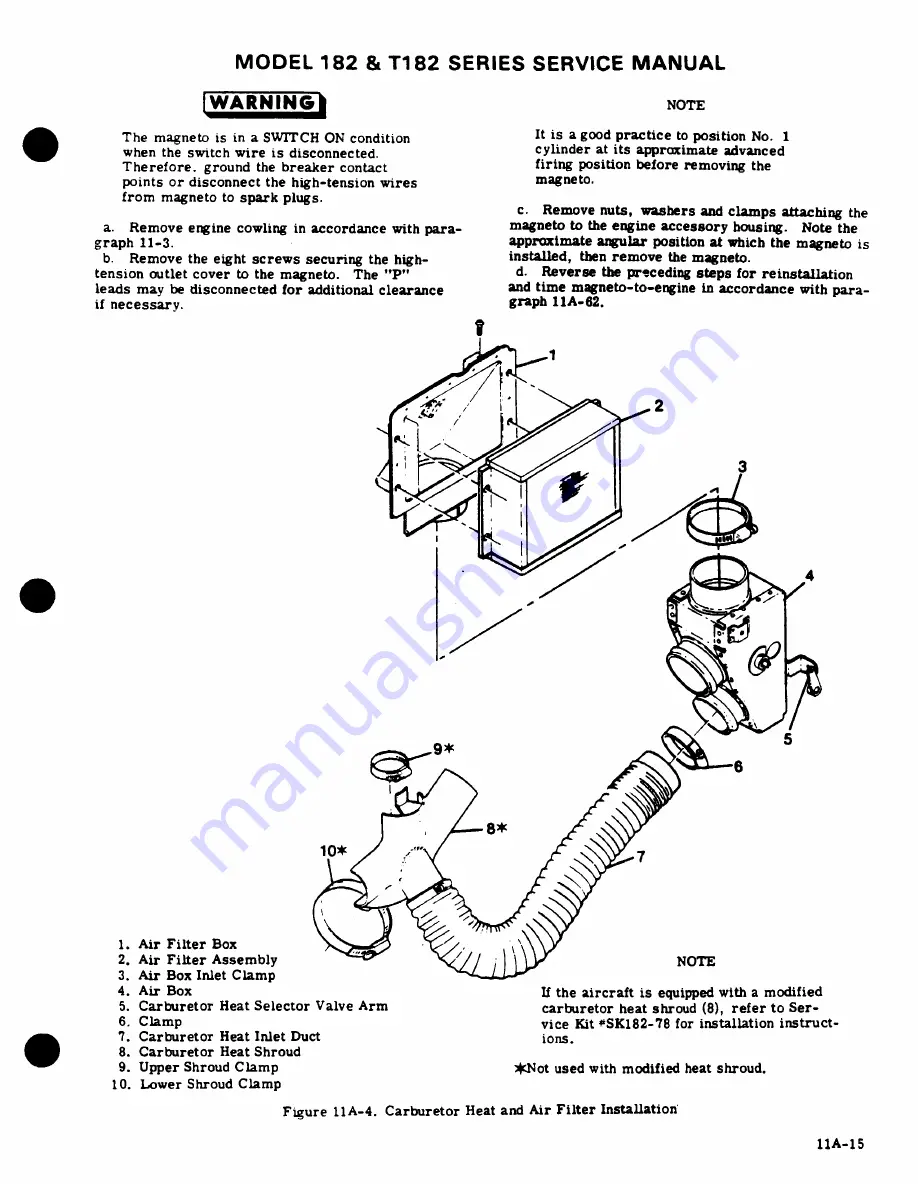 Cessna 182 1977 Service Manual Download Page 286