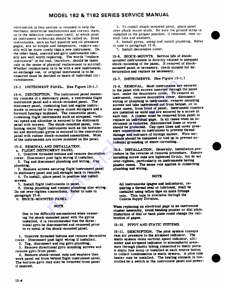 Cessna 182 1977 Service Manual Download Page 375